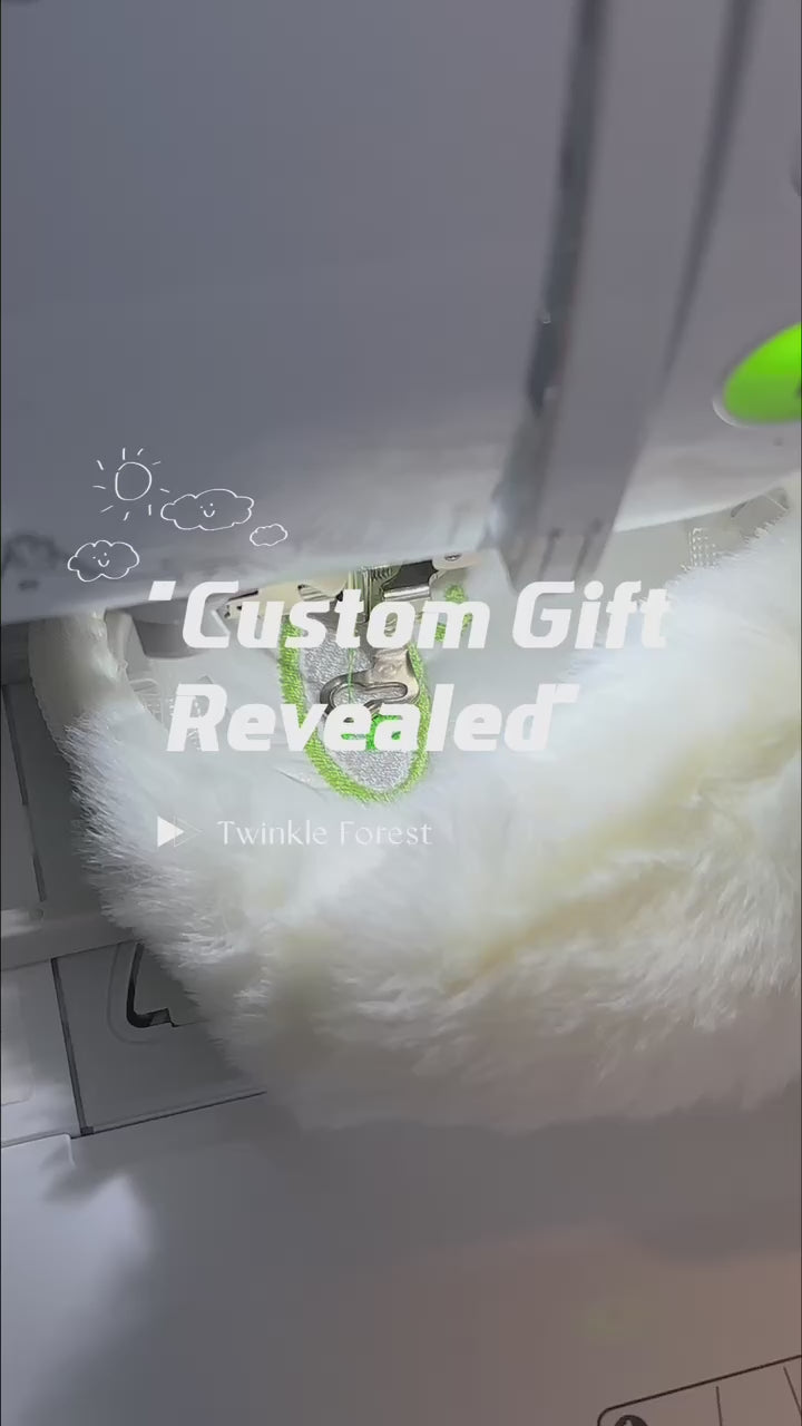 Cozy Series - Customize Text Embroidery Pouch