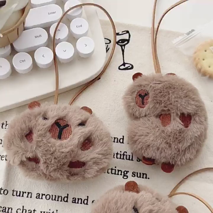 Plush Capybara Pendant