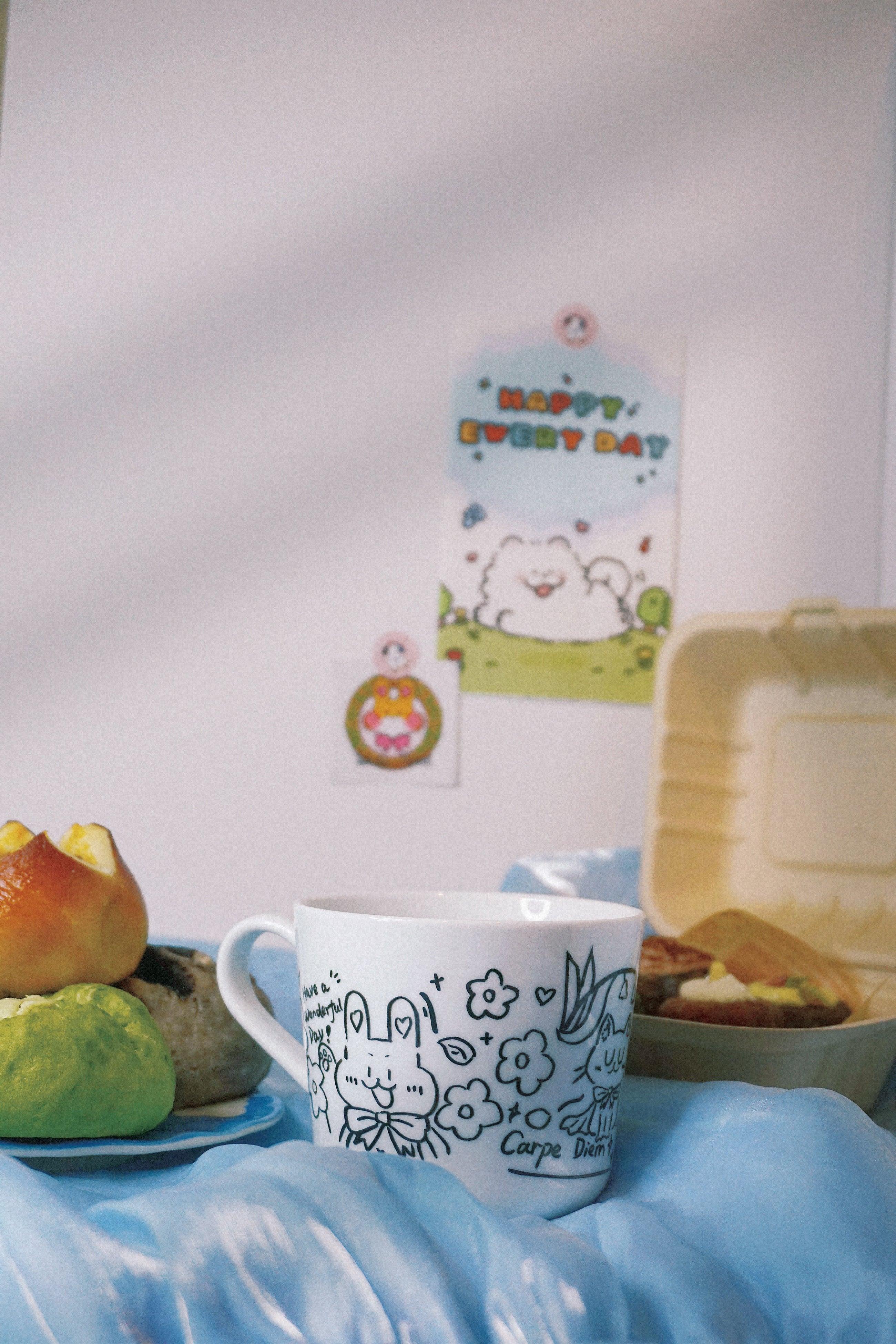 Cozy Mug Series - Enjoy Life Custom Hand-Painted Mug - Twinkle Forest