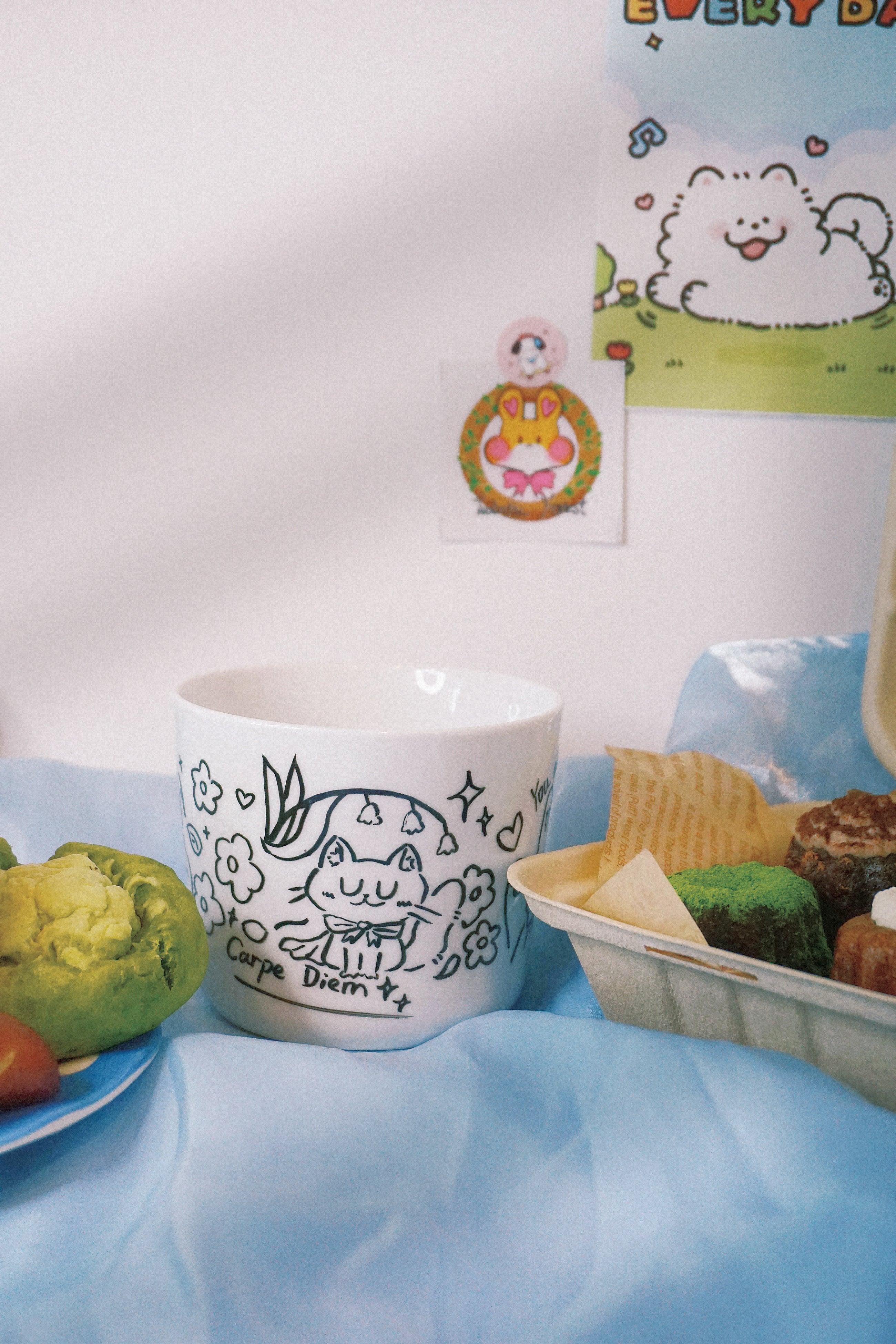 Cozy Mug Series - Enjoy Life Custom Hand-Painted Mug - Twinkle Forest