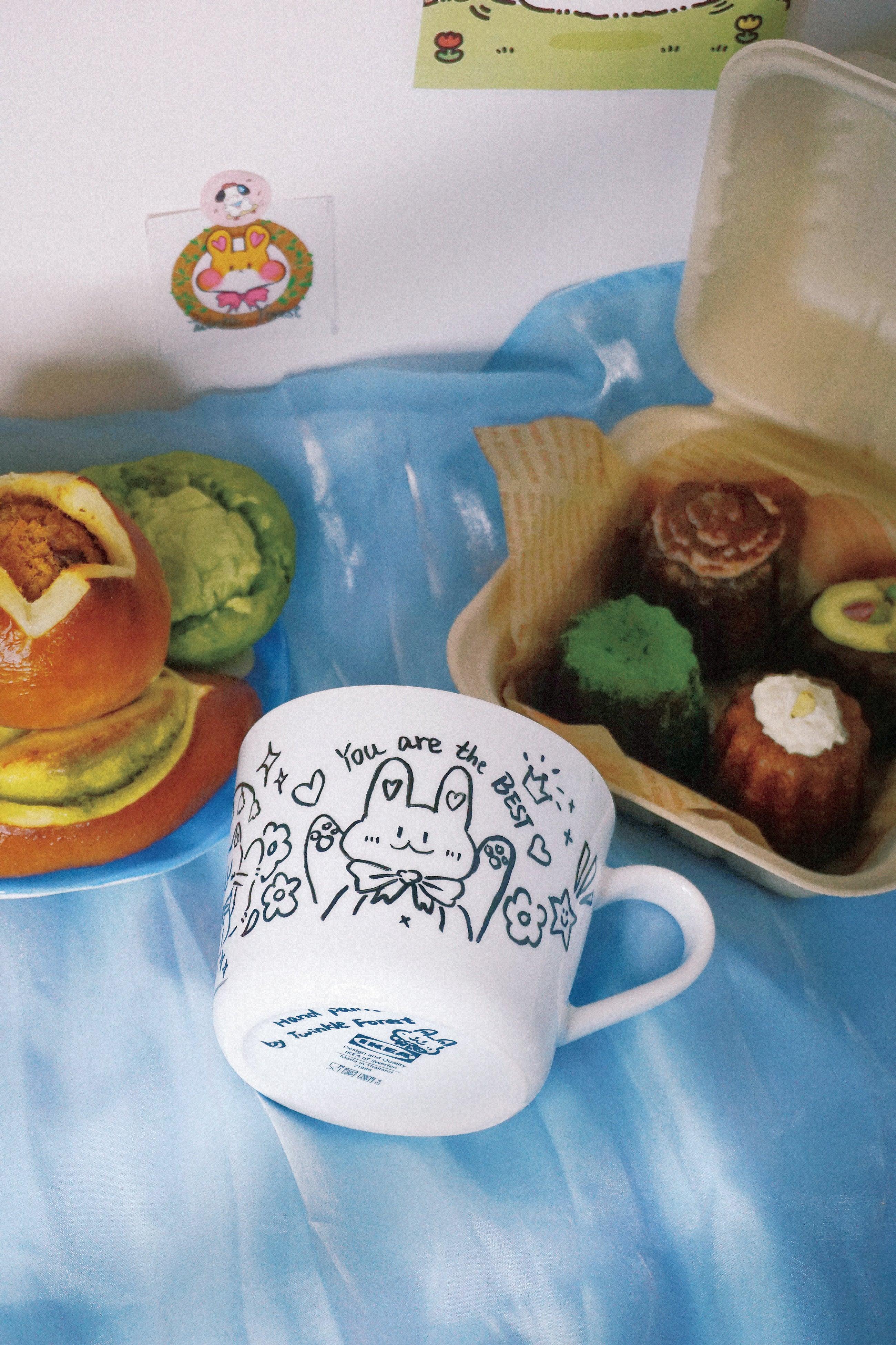 Cozy Mug Series - Enjoy Life Custom Hand-Painted Mug - Twinkle Forest