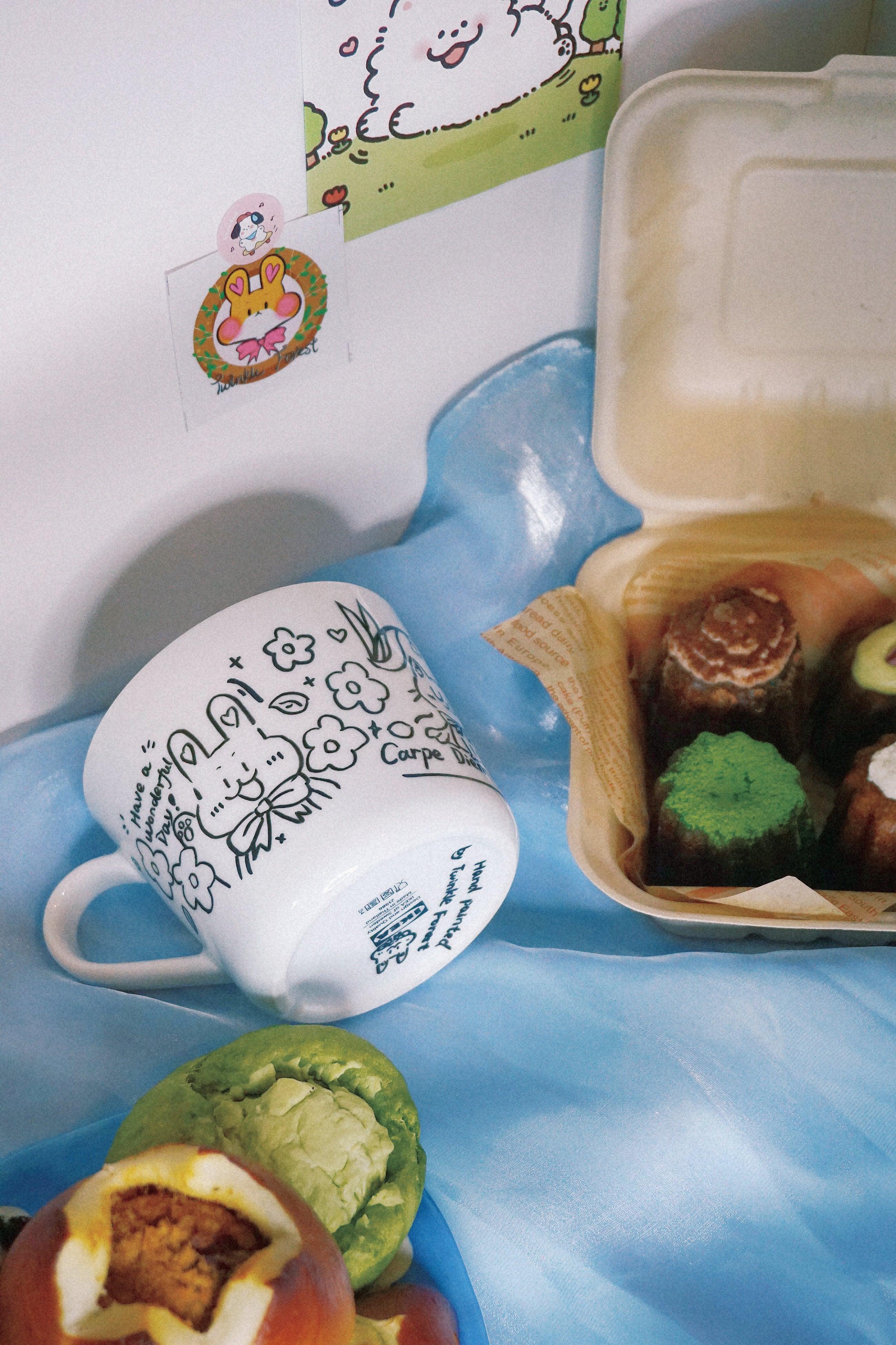 Cozy Mug Series - Enjoy Life Custom Hand-Painted Mug - Twinkle Forest