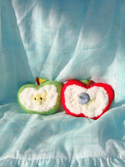 Cute Apple Brooch - Purely Handmade by Twinkle Forest