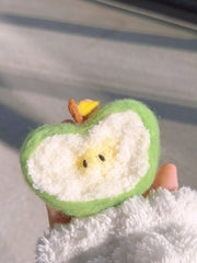 Cute Apple Brooch - Purely Handmade by Twinkle Forest