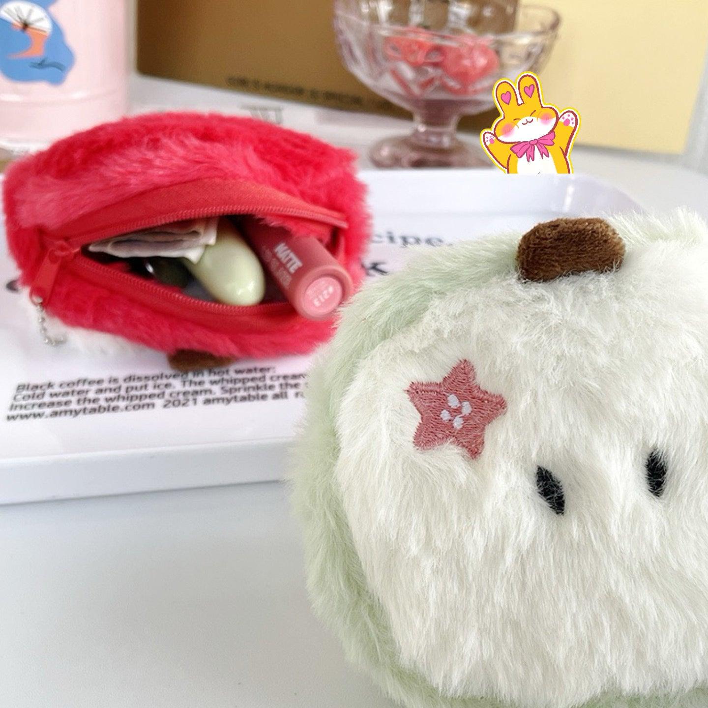 Fluffy Apple Airpods Case|Organizer Bag|Coin Purse|Pouch - Twinkle Forest