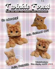 Adopting Pet 2nd Generation- New Sitting Pose - Customized - Purely Handmade by Twinkle Forest