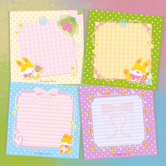 Twinkle Forest Spring Blossom Non-Sticky Notes Set