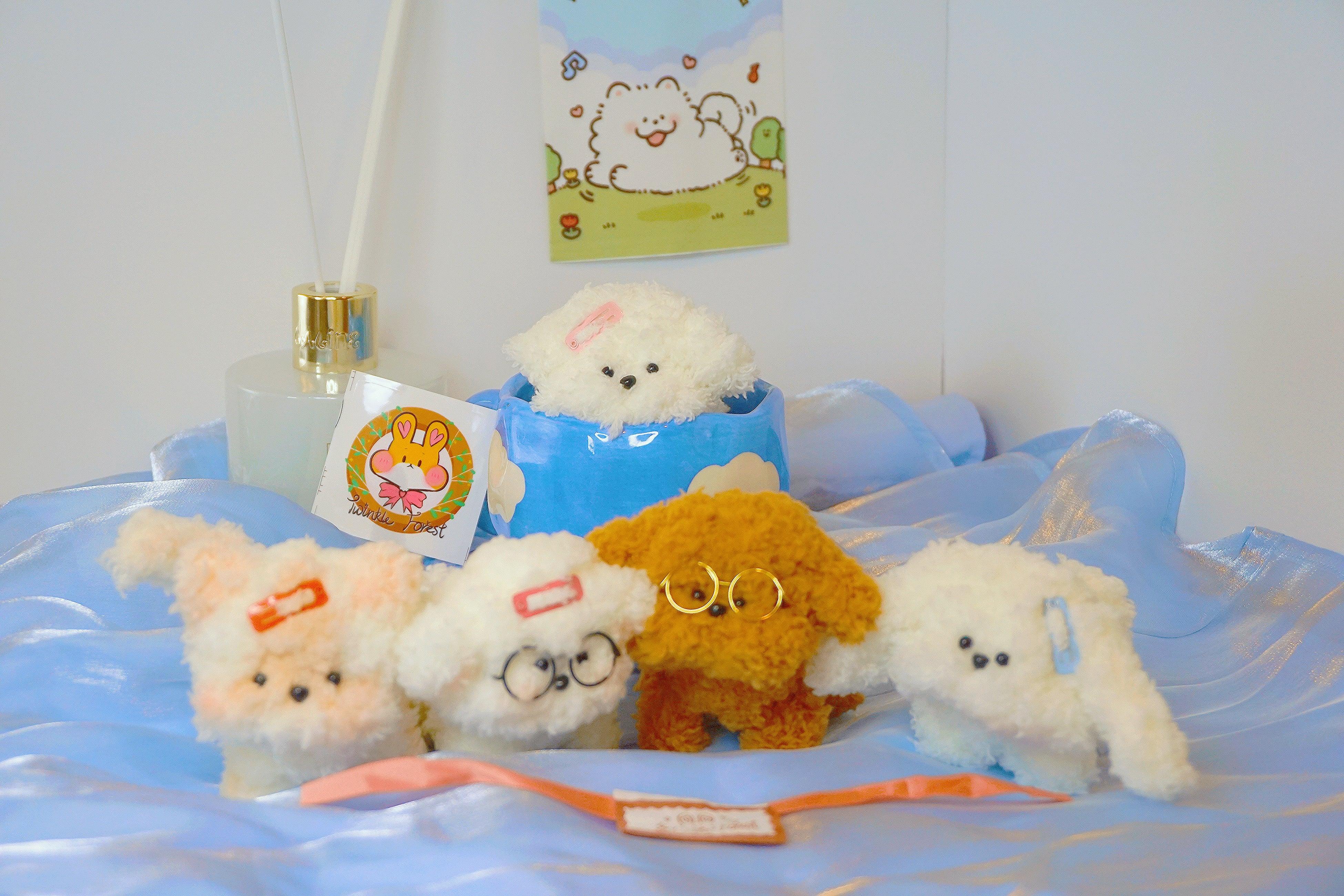 Adopting puppies - purely handmade by Twinkle Forest - Twinkle Forest