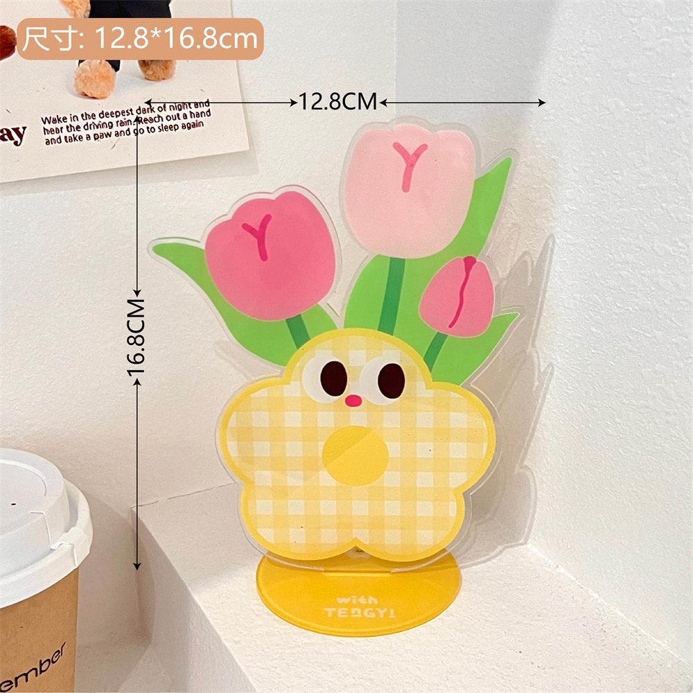 Acrylic Flower Memo Clip - Twinkle Forest