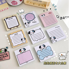 Puppy Series Tearable Memo Pad (Non-sticky) - Twinkle Forest